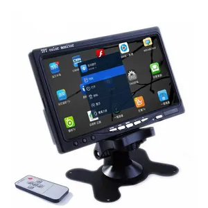 New 7 Inch LCD HD Screen Wireless HD Nano Lens Rear View Mirror Car Monitor