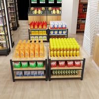 Étagères de supermarché de la marque RD avec une épaisseur de couche de 15 mm pour table de promotion en magasin
