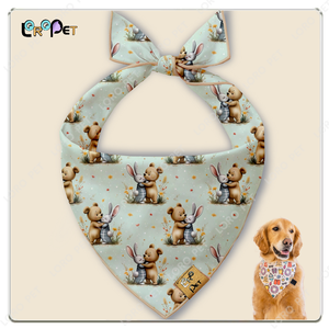 وشاح للكلاب بتصميم مخصص وفاخر قابل للتعديل مع نمط مطبوع بالتسامي، هدية مثالية لأعياد الميلاد أو العطلات مثل الكريسماس أو الهالوين - Product Image 4