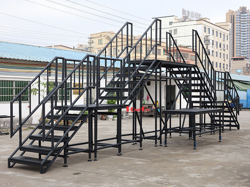 Mobile Aluminum Quick Assembly Stage Display Portable Stage Truss ...