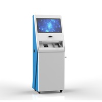Printer laporan pemeriksaan radiologi Rumah Sakit Terminal layanan mandiri mesin All-in-one SDK dalam ruangan mendukung kapasitif 10 titik