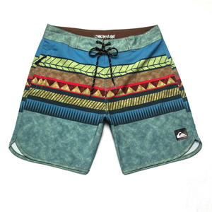 Nuovi pantaloni da spiaggia estivi Casual da uomo pantaloncini elasticizzati ad asciugatura rapida elasticizzati in vita 100% metodo di tessitura a maglia calda in poliestere a metà scuro - Product Image 5