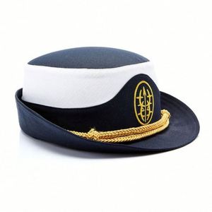 Sombrero de Azafata y Anfitriona Blanco Personalizado para Mujer, con Bordado 3D, para Deportes de Playa - Product Image 2
