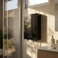 Chauffe-eau électrique à affichage LED Chauffage rapide et température constante pour usage domestique et hôtelier 5500W