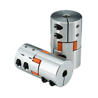 Accouplements de vilebrequin en alliage d'aluminium HLTNC Diamètre 40mm Longueur 55mm D40xL55 Accouplement en étoile pour moteur
