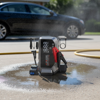 Démarreur de voiture d'urgence 12000 mAh, batterie externe portable 12 V, courant de crête 1000 A, lumière LED
