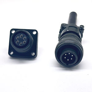 Amphenol 6 דרך כבל הר MIL Spec מחבר עגול תקע, קשר סיכה, מעטפת גודל 14S, בורג צימוד, MIL-DTL-5015 - Product Image 2