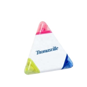 Surligneur floral en plastique à pointe plate de haute qualité, disponible en conditionnement en vrac et en coffret - Product Image 1