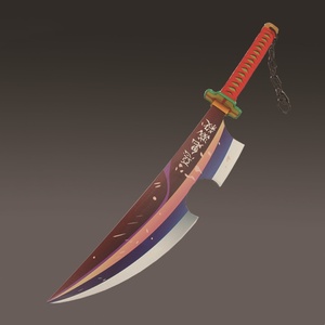 Réplica de Arma de Anime, Katana de Madera, Accesorio de Cosplay, Espada Ligera y Segura para Juegos de Rol, Fiestas y Convenciones de Cómics - Product Image 1