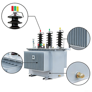 Transformateur de distribution immergé dans l'huile triphasé 200 kVA 250 kVA 315 kVA, entrée 3 kV 6 kV 10 kV 11 kV 22 kV 33 kV 35 kV 50/60 Hz - Product Image 2