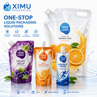 Gevormde spuitzak voor fruitsap, op maat gesneden drinkzak 100ml 150ml, lekvrije zak voor kinderen, biologische drankenzak