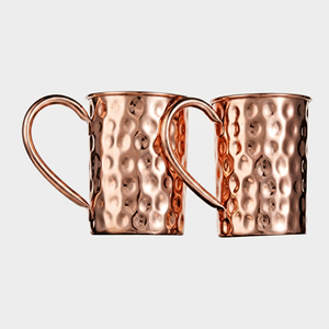 Tazas de Cobre Martillado para Moscow Mule, Tazas de Cobre Sólido para Cerveza, Tazas de Cobre para Beber - Product Image 1