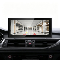 Pantalla Táctil Capacitiva de 10.25 Pulgadas con GPS Integrado, CarPlay, Android Auto, Manos Libres, 4GB de RAM, para Audi A6 2012-2018, Reproductor MP3 para el Tablero