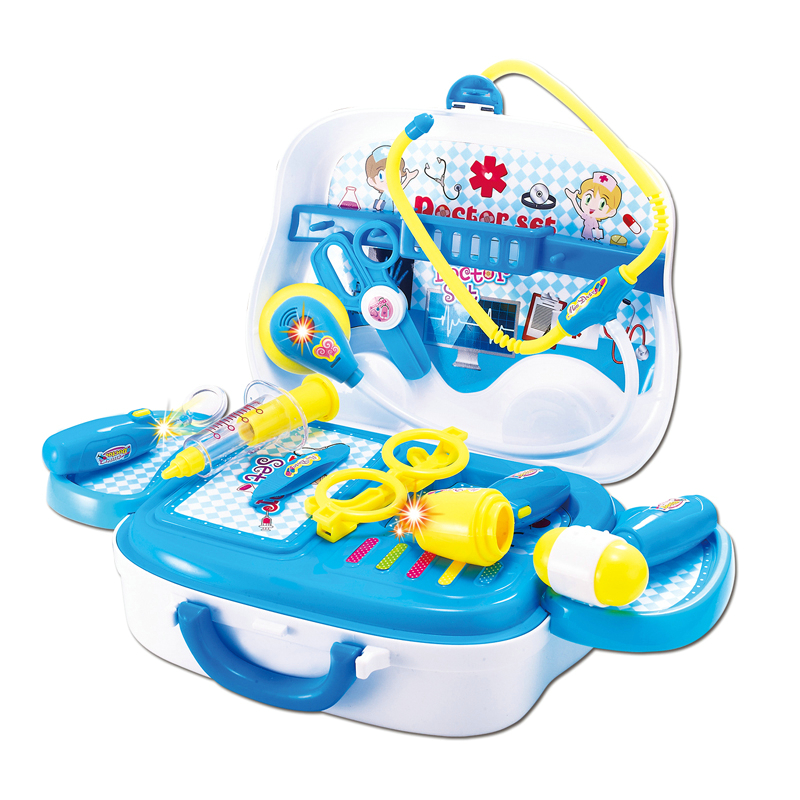 Оптовая продажа ролевые игры медицинские чемодан доктор набор игрушек для детей со световым звуком