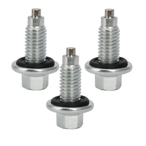 Magnetic Oil Drain <b>Plug</b> M12-1.75 For GM Vehicles With <b>Rubber</b> Seal Engine System Gasket Replacement Part - Product Image 2