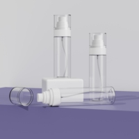KAIGE en stock – Flacon pulvérisateur transparent en PET de 80 ml, 100 ml, 120 ml pour soins de la peau, cosmétiques, visage, cheveux, toner – Distributeur de brume avec pompe