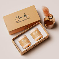 Boîte d'emballage personnalisée pour bougies avec logo pour diffuseur à bâtonnets en verre, cadeau de luxe, vente au détail et en gros