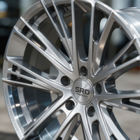 Jantes de voiture SRD Hypher Silver monobloc personnalisées 5x112 5x120 5x114.3, jantes forgées de 18 à 24 pouces pour Mercedes SUV MPV