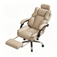 Chaise de bureau exécutive confortable en cuir PU pivotante et inclinable pour la salle du directeur