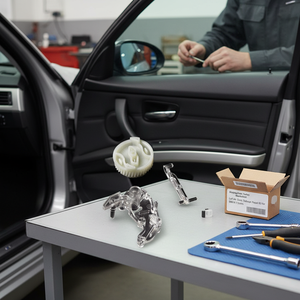 Kit de réparation de serrure de porte gauche pour BMW Série 3 E90, E91, E92, E93 (Expédition du fabricant turc) Code de produit: DLR2218-2-2 - Product Image 3