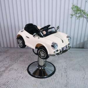 Peluquería niños cortar el pelo asientos coche de policía bebé peluquería salón especial dibujos animados coche eléctrico - Product Image 6