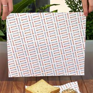 Customized Eco-Friendly Biodegradable Disposable Grease Proof Single-Sided Sandwich Rice Ball Food Grade Packaging <b>Paper</b> - Product Image 4