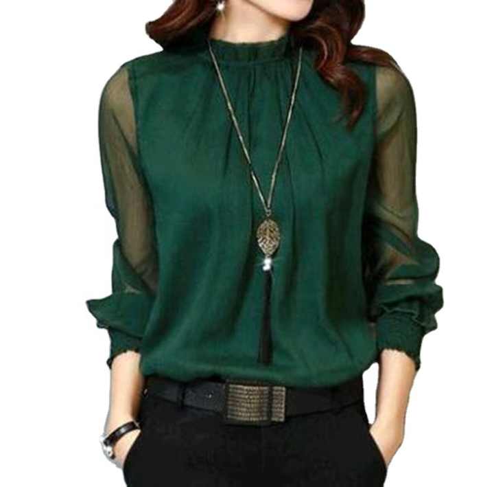 chiffon blouses womens