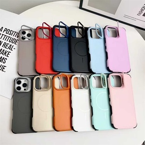 <span class=keywords><strong>Cover</strong></span> per Telefono Antiurto Resistente con Supporto per Obiettivo per <span class=keywords><strong>iPhone</strong></span> 17 16 15 14 <span class=keywords><strong>13</strong></span> Accessori Protettivi per Telefono con Custodia Magnetica - Product Image 2