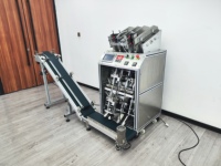 Máquina de llenado de mascarillas faciales completamente automática Máquina de envasado de llenado y sellado de líquidos de doble cabezal esencial