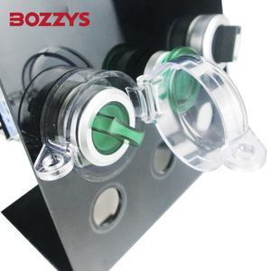 Dispositifs de verrouillage de sécurité à bouton-poussoir d'urgence industriels BOZZYS, couvercles transparents de verrouillage de sécurité, 1 pièce en plastique BD-D52 CN;ZHE - Product Image 6