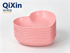 Piatto a Forma di Cuore in Plastica PP, Piatto Ecologico Usa e Getta per Snack e Frutta, per Semi e Gusci di Melone, Produzione OEM Cina - Product Image 6