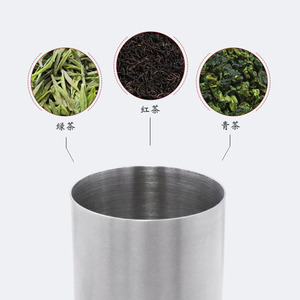 Stainless Steel <b>Tea</b> Storage Canister Portable Travel Size Minimalist Design Coffee <b>Tea</b> Accessories - Product Image 3