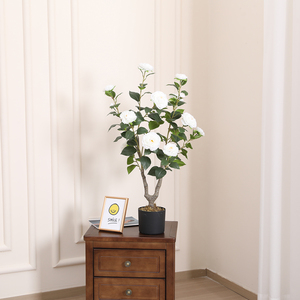 Vendita calda di nuovo Design artificiale albero albero fiore all'ingrosso camelia albero casa ufficio Derco - Product Image 4