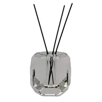 Diffuseur de parfum moderne en verre carré sans alcool, longue durée, parfum floral, 50 ml, pour la décoration de la maison