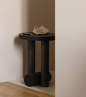 Fabricant sur mesure, table d'appoint en bois massif au design moderne pour ensemble de meubles, table d'angle amovible, canapé, salon à côté de la villa