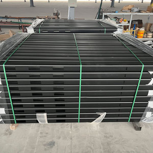 현대 화이트 컬러 4 레일 말 금속 레일 울타리 농장 강철 야드 펜싱 - Product Image 6