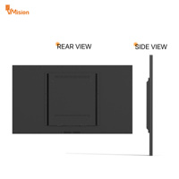 Layar Digital LCD Komersial Profesional 1200 Nits dengan Perangkat Lunak CMS, Desain Modular untuk Papan Menu Restoran