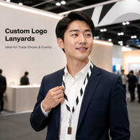 Porte-cartes personnalisés en polyester souple, pochettes en PVC pour salons professionnels, expositions, conférences, badges, impression par transfert thermique