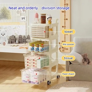 Venta al por mayor organizador de almacenamiento móvil carro cajón gabinete para cocina baño sala de estar - Product Image 5