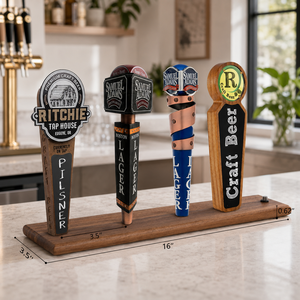 Venta al por mayor de accesorios clásicos ecológicos personalizados para bares: Grifo de cerveza de cerámica y resina con mango personalizado. - Product Image 3