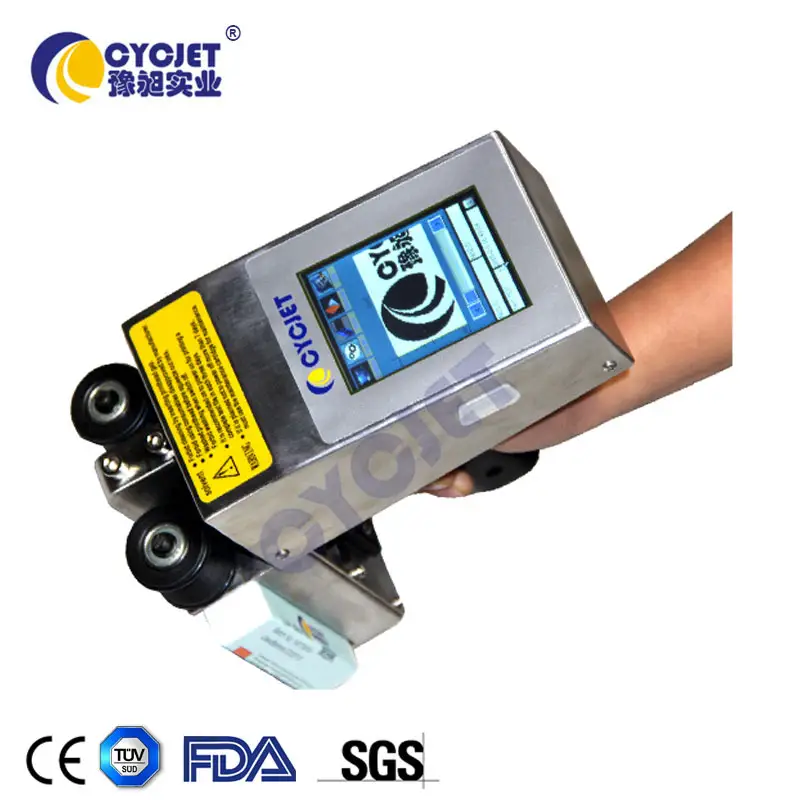 CYCJET ALT360 portátil de mano codificador/Metal sello de mano/de inyección de tinta fecha codificador