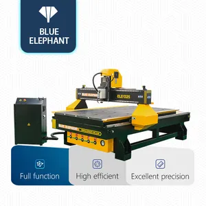 Blue Elephant Cnc 1325 1530 Wood 3 Axis Cnc Router Wood Engraving Machine With Italy Hsd Air Cooling Spindle For Sale