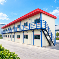 VICDOWEX Maison préfabriquée de luxe contemporaine en forme de T, isolation thermique, caractéristiques ignifuges, bureaux de projet, longue durée