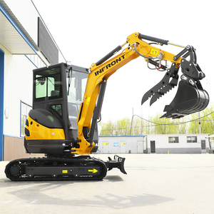 Mini-excavatrice INFRONT 1,5 tonne avec pelle arrière et pince, livraison gratuite, certifiée CE EPA, idéale pour jardin, ferme et usage domestique, multi-usages - Product Image 4