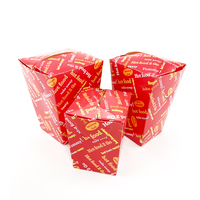 Kotak Popcorn cetak kustom ramah lingkungan kotak kemasan Ayam Goreng kotak Chip kertas daur ulang bentuk kustom murah pabrik