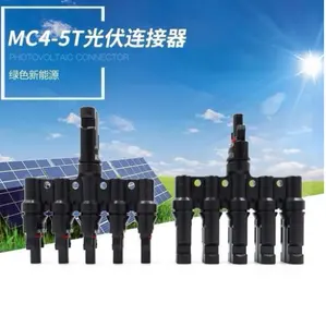 Support de panneau solaire avec connecteur MC4 Connecteurs solaires PV étanches IP68 1500V DC CONNECTEUR PHOTOVOLTAÏQUE