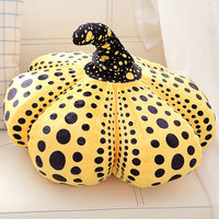 Almohada de Peluche de Calabaza Creativa de Takashi Murakami, Lindo Diseño de Halloween, Relleno de Algodón PP, Juguete de Peluche para Niños