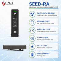 Détecteur de rayonnement pour centrale nucléaire SEED-RA CsI SiPM X Gamma 50g IP67 Bluetooth 100h Dosimètre portable haute sensibilité pour travailleurs