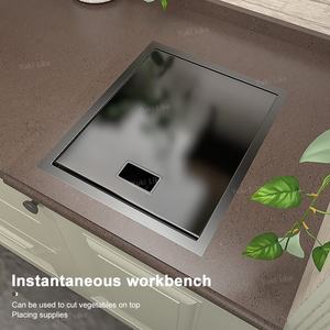 Évier de cuisine en acier inoxydable multifonctionnel caché <span class=keywords><strong>Mini</strong></span> fente eau chaude et froide réglable barre appartement lavabo à <span class=keywords><strong>main</strong></span> - Product Image 3