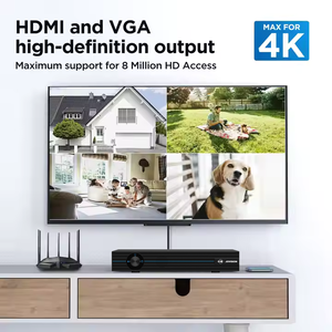 감시 프로젝트를 위한 오디오 입/출력 및 RS485 PTZ 제어 기능을 갖춘 전문 <span class=keywords><strong>32CH</strong></span> N7932 NVR - Product Image 4